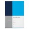 Semikolon Cutting Edge Notebook - Marine/Aqua, 176 Pages, 5-3/4" x 8-1/4"